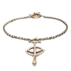 Hermes Bracelet Grand Largechaine D'ancre Silver